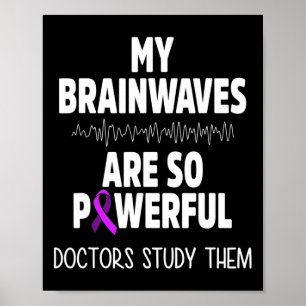Poster Epilepsie Sensibilisation Cerveau Vagues Epileptiq