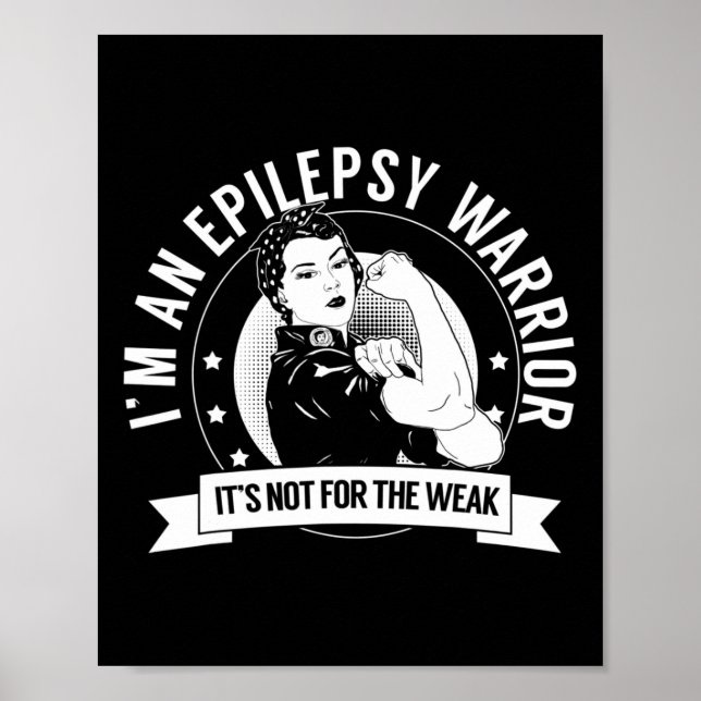 Poster Epilepsy Warrior Nftw - Sensibilisation à l'épilep (Devant)
