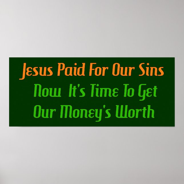 Poster Épingle prépayé (Devant)