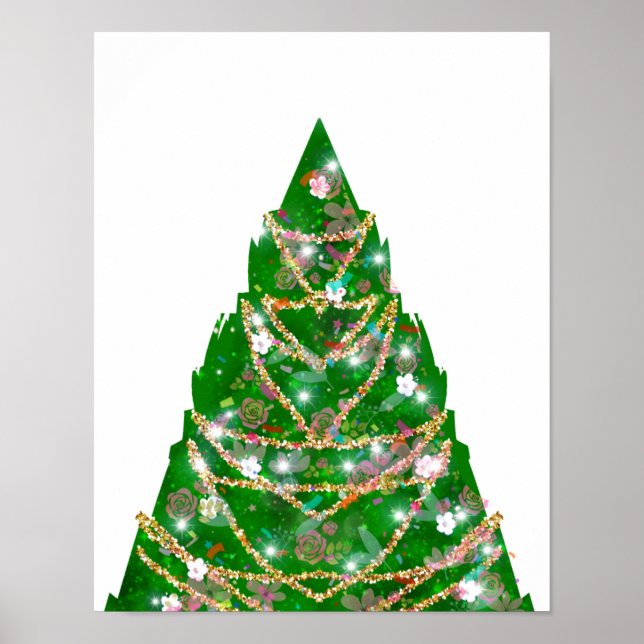 Poster Épingler l'étoile sur l'arbre (Devant)