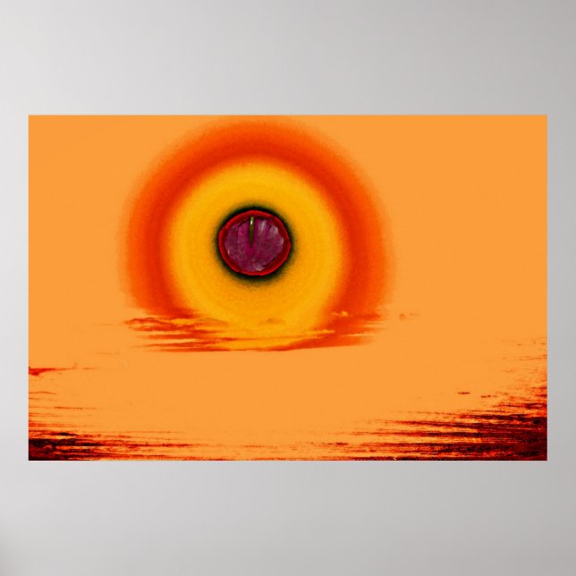 Poster Épiphanie Au Coucher Du Soleil (Devant)