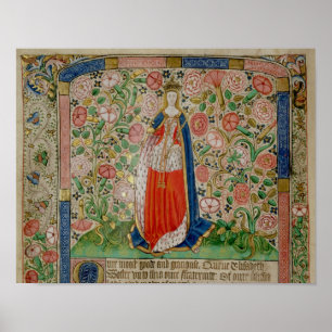 Poster Épouse de la Reine d'Elizabeth Woodville de roi