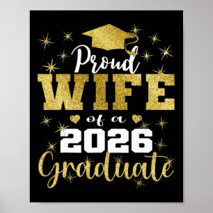 Poster Épouse extrêmement fière du diplômé de 2026 Remise