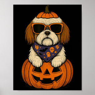 Poster Épouvantable Halloween de Tzu Chien Amoureux de Ci