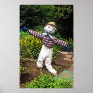 Poster Épouvantail drôle