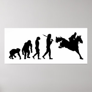 Poster Equestrio Show Jumping riders idées cadeaux