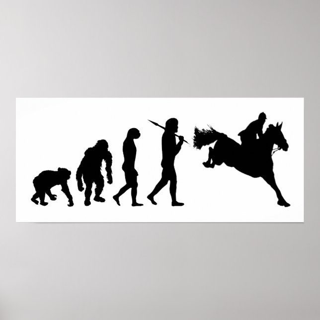Poster Equestrio Show Jumping riders idées cadeaux (Devant)