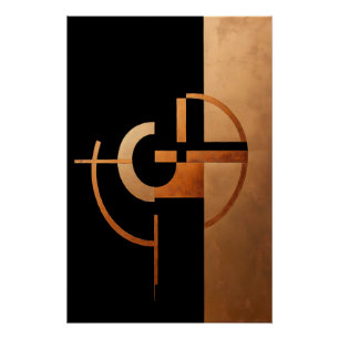 Poster Équilibre chromatique sens de l'harmonie