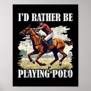 Poster équine de Polo