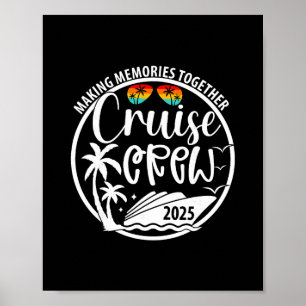 Poster Équipage de croisière 2025 Créer des souvenirs ens