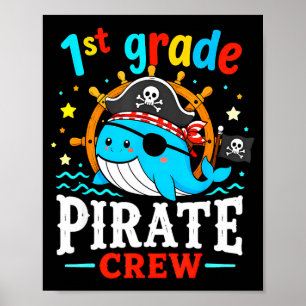 Poster équipage de pirate de 1re année professeur de bale