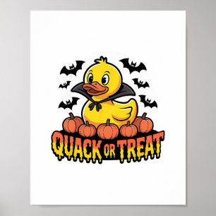 Poster Équipage Rubber Duckie Halloween Croisière Vacance