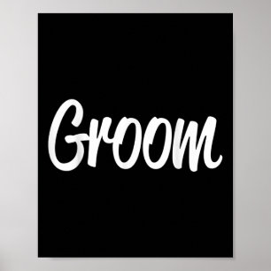 Poster Équipe Bride Équipe Groom Bride Groom Tee