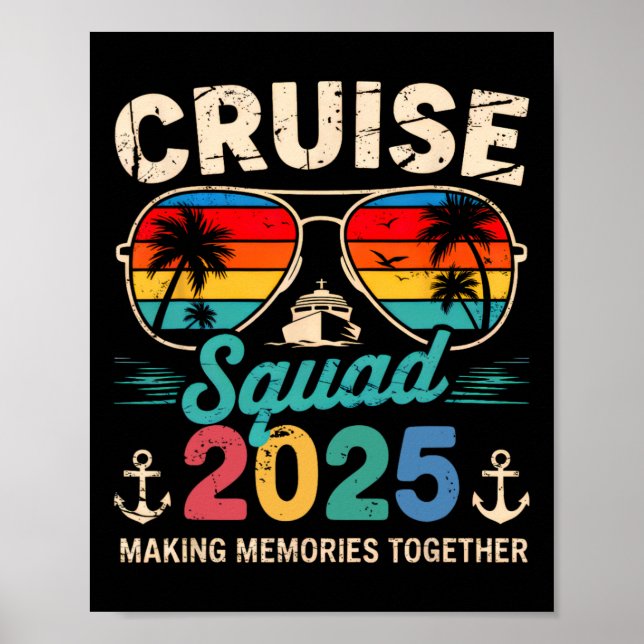 Poster Équipe Croisière 2025 Groupe Familial Correspondan (Devant)