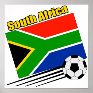 Poster Équipe d'Afrique du Sud de football