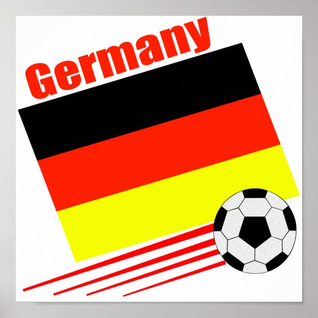 Poster Équipe d'Allemagne de football (Devant)