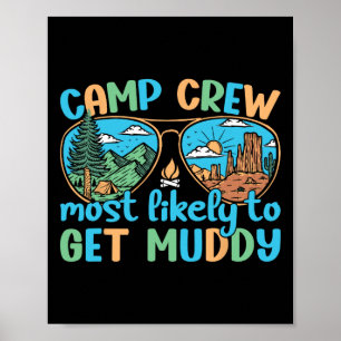 Poster Équipe de camping la plus susceptible de se salir 