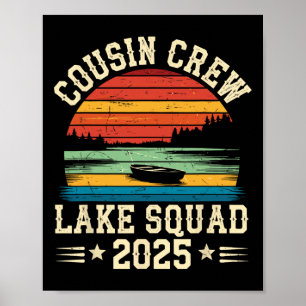 Poster Équipe de cousins 2025 Équipe de cousins Lake Squa