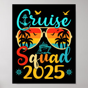 Poster Équipe de croisière 2025 Famille de jumelage de va