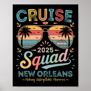 Poster Équipe de croisière 2025 Nouvelle-Orléans Groupe f