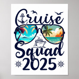 Poster Équipe de croisière 2025 Vacances d'été tenue asso