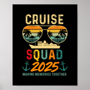Poster Équipe de croisière 2025 Vacances familiales Ensem