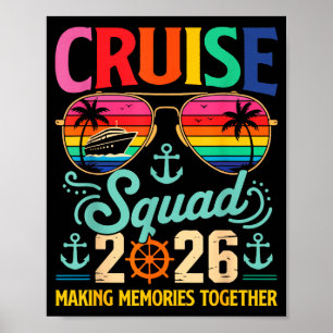 Poster Équipe de croisière 2026 Groupe familial correspon