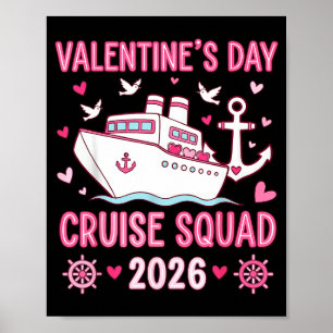 Poster Équipe de croisière familiale pour la Saint-Valent