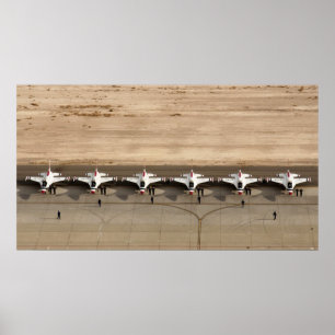 Poster Équipe de démonstration en vol de Thunderbirds