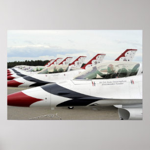 Poster Équipe de démonstration en vol de Thunderbirds