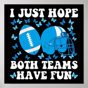 Poster Équipe de football américain Have Fun Funny