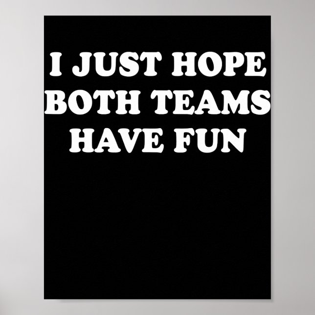 Poster Équipe de football américain Have Fun Funny (Devant)
