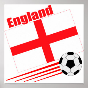 Poster Équipe de football de l'Angleterre