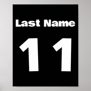 Poster Équipe de football Enfants Ligue Uniforme Personna