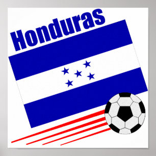 Poster Équipe de football hondurienne