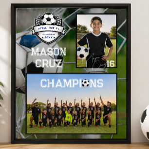 Poster Équipe de football Photo Memory Mate