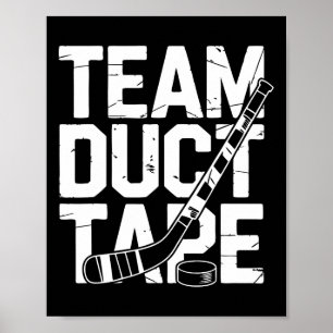 Poster Équipe de hockey sur glace Ruban adhésif Shinny