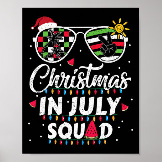 Poster Équipe de Noël en Juillet Drôle d'Été Xmas Hommes