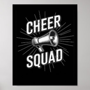 Poster Équipe de pom-pom girls Femmes Filles Équipe de ch