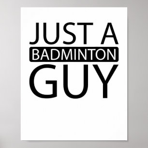 Poster Équipe De Raquette De Navette - Racquet Juste Un B