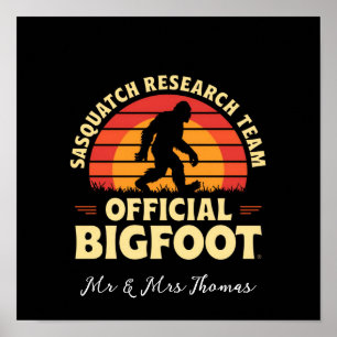 Poster Équipe de recherche officielle sur Sasquatch : Cha
