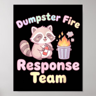 Poster Équipe de réponse aux poubelles incendiaires Raton