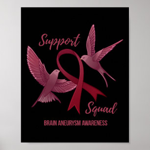 Poster Équipe de soutien à la sensibilisation à l'neurysm