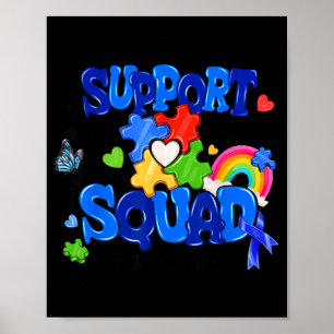 Poster Équipe de soutien familial Sensibilisation à l'aut