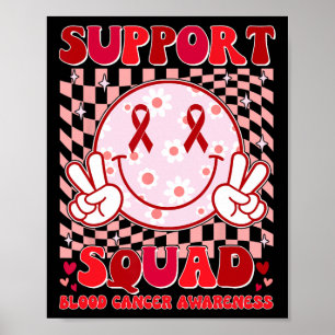 Poster Équipe de soutien motivationnel Groovy pour la sen
