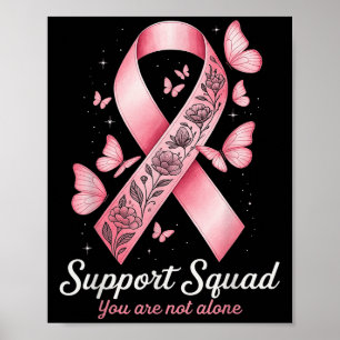 Poster Équipe de soutien Vous n'êtes pas seul Sensibilisa