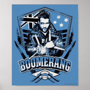 Poster Équipe de suicide   Badge Boomerang