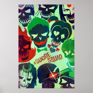 Poster Équipe de suicide Jeu de groupe