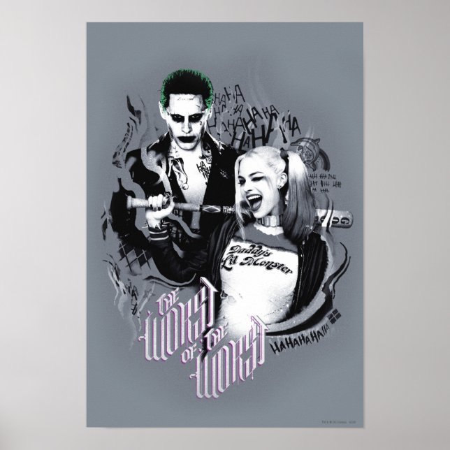 Poster Équipe de suicide | Le Pire des Pires (Devant)