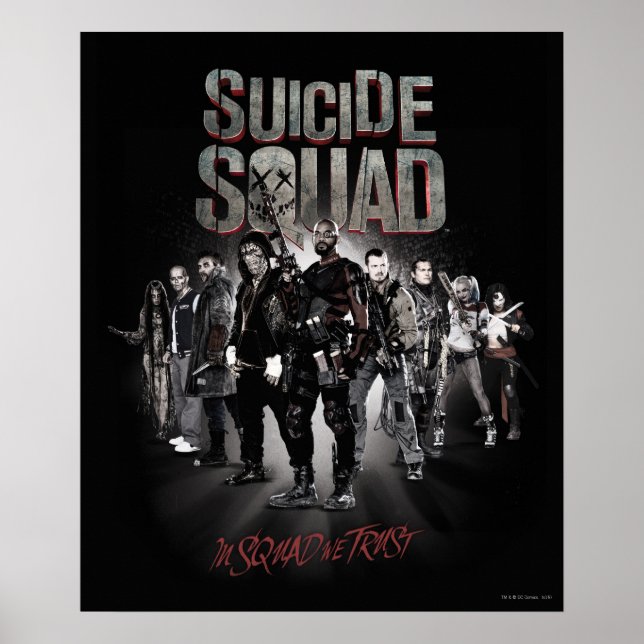 Poster Équipe de suicide |Task Force X (Devant)